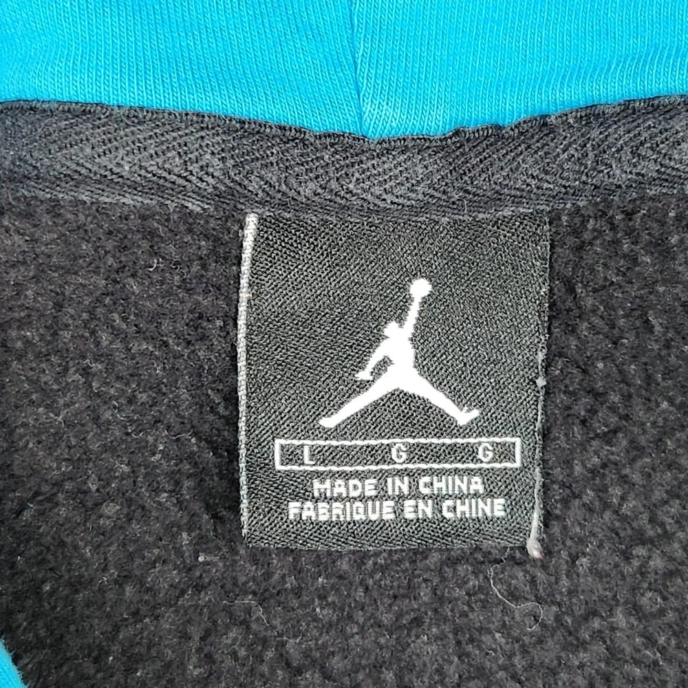 Air‎ Jordan Flight 1985 Club Hoodie Mens Large Gray Full Zip Fleece Sweatshirt - Picture 2 of 8